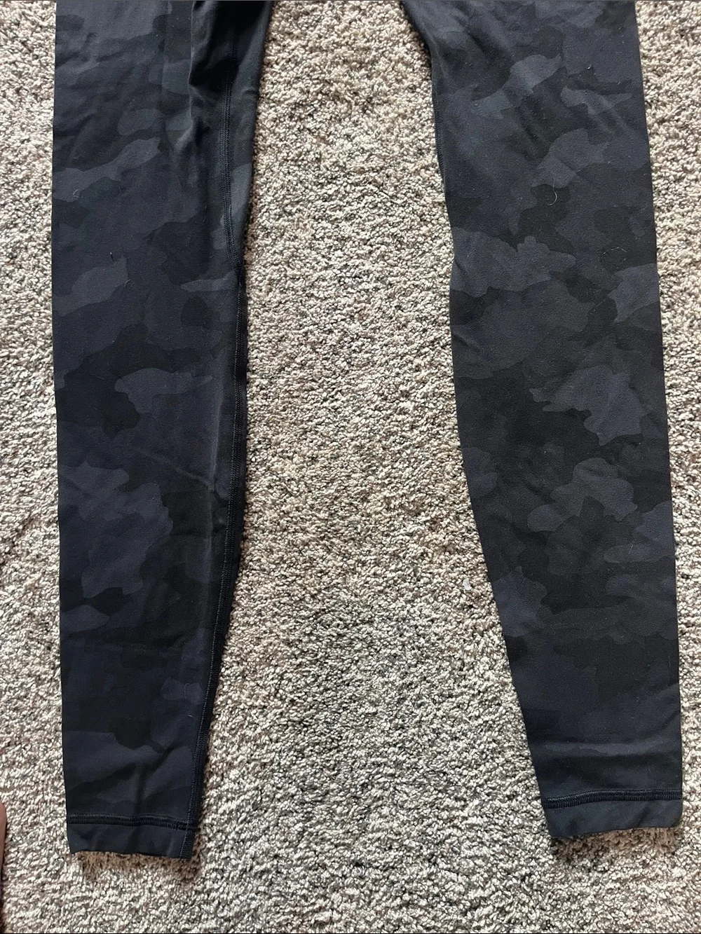 lululemon athletica 4 Tall Black Camo High-Rise Leggings